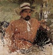 Nikolay Fechin Portrait of artist oil painting reproduction